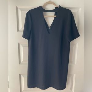 Zara black choker shift dress